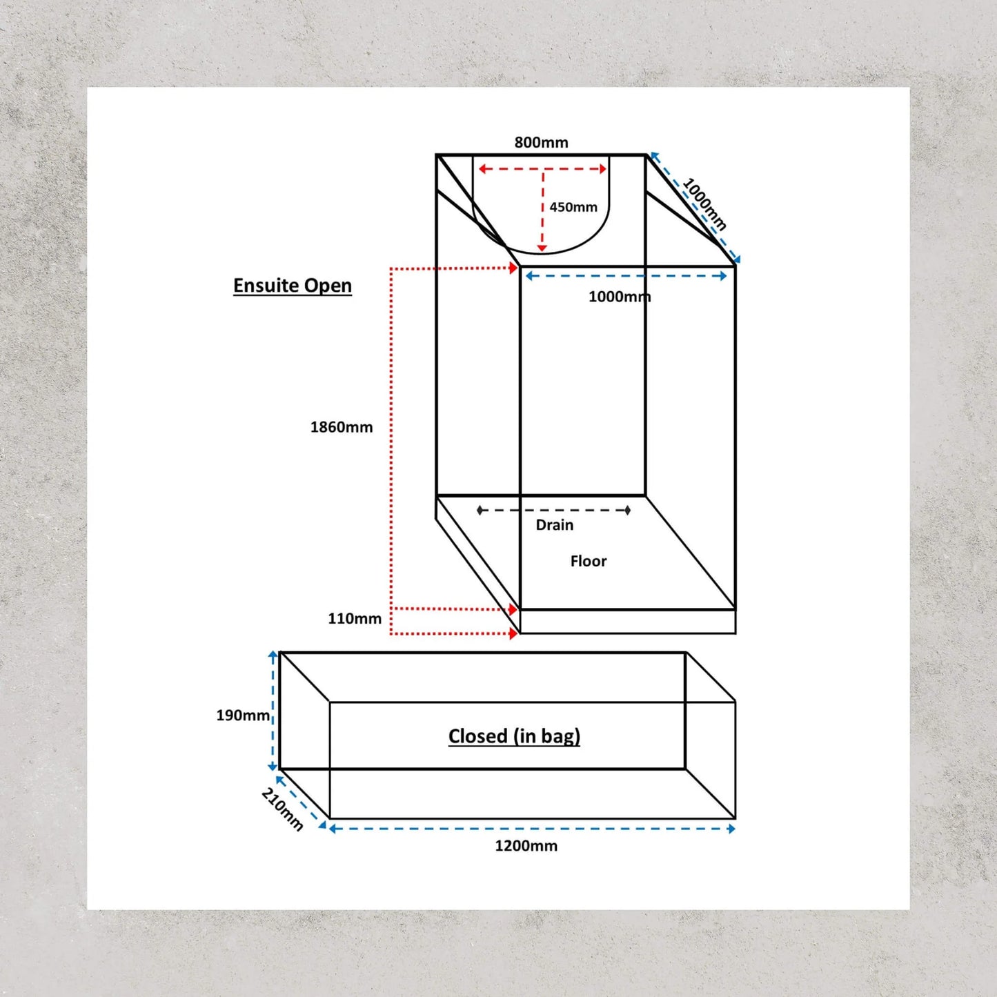 Extreme Shower Ensuite Single