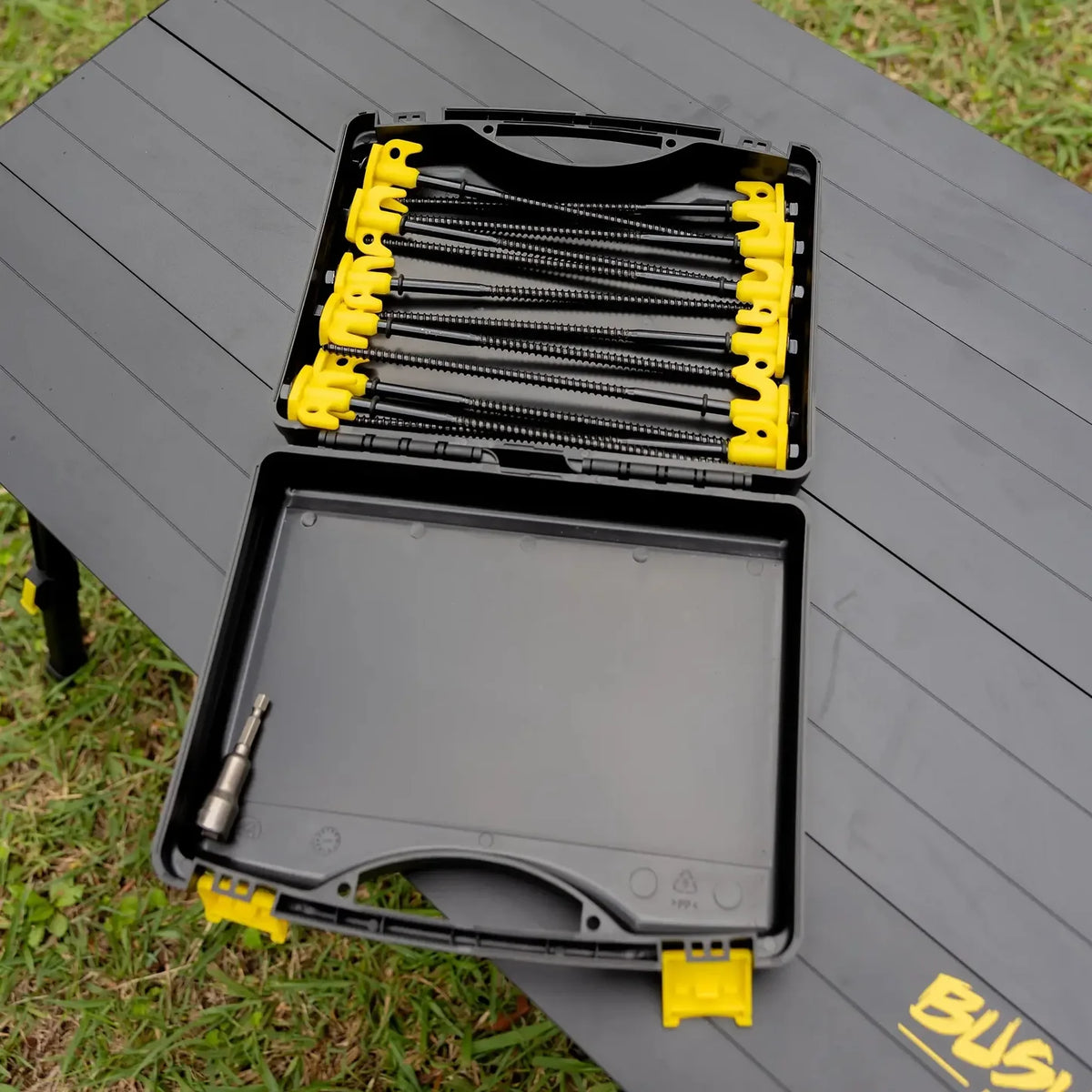 Screw You Spiral Ground Stake Pegs (12 Pack)